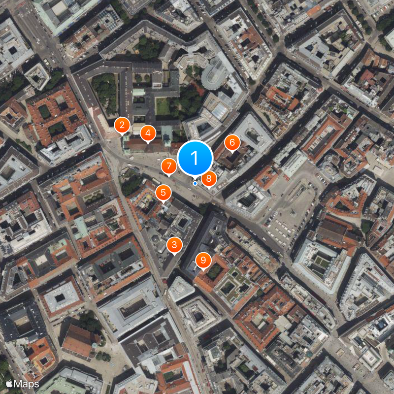 Constitutional Court of Austria Map