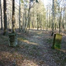 Sächsisch-Preußischer Grenzstein: Pilarpaar Nr. 25