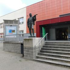 Socha Hudce před Domem kultury v Uherském Hradišti