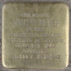 Stolperstein en memoria de Adolph Meyer