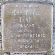 Stolperstein dedicated to Charlotte Levi