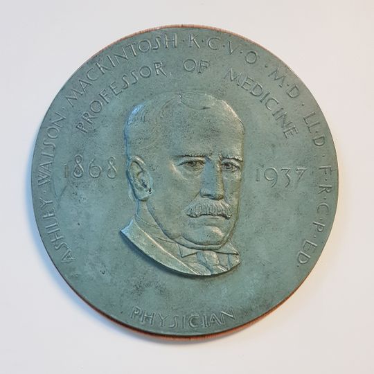 Commemorative plaque to Ashely Watson Mackintosh