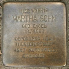 Stolperstein dedicated to Martha Sohn