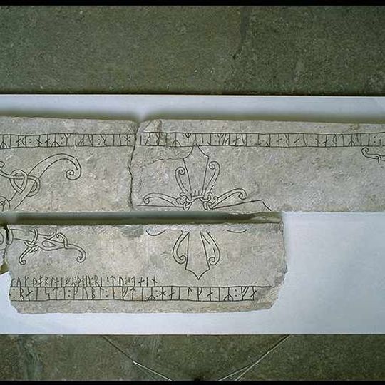 Grabplatte aus der Johanneskirche von Visby