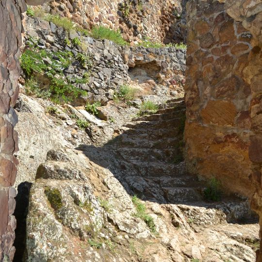 Fiľakovský hrad, schodisko prístupové I.