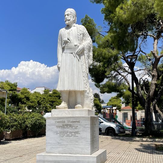 Statue of Giannis Ntavaris, Paiania