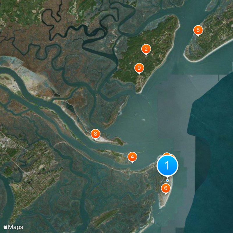 Tybee Island Mappa