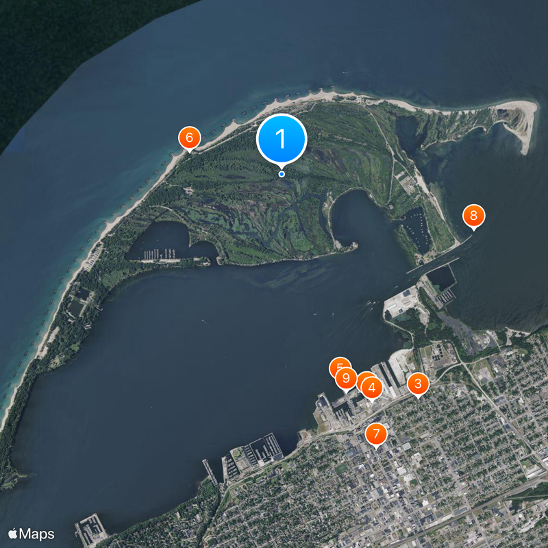 Presque Isle State Park Map