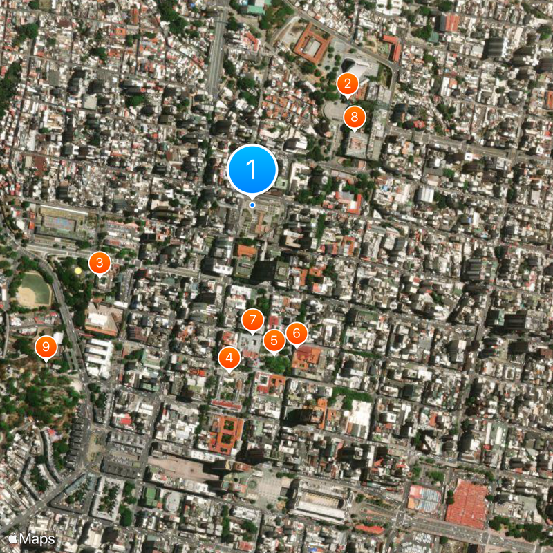 Central Bank of Venezuela Map