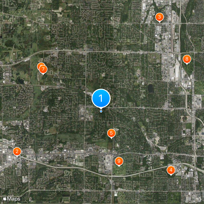 Brookfield Map