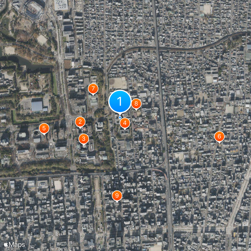 Nagoya Detention House Map