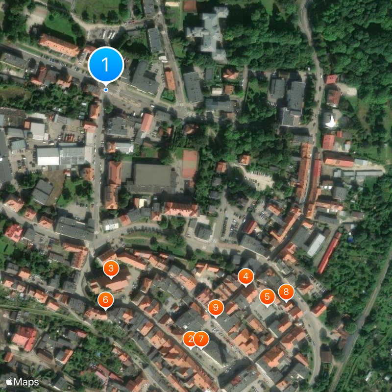 Bystrzyca Kłodzka Mappa