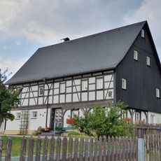 Wohnstallhaus (Umgebinde) eines Zweiseithofes Hartensteiner Straße 113