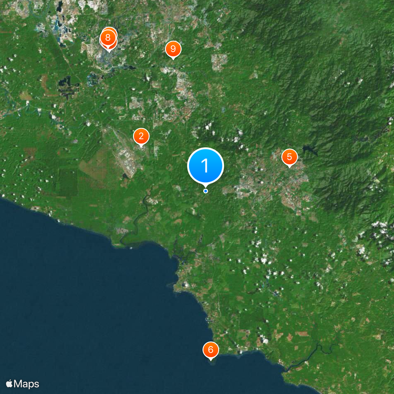 Sri Sendayan Mosque Map