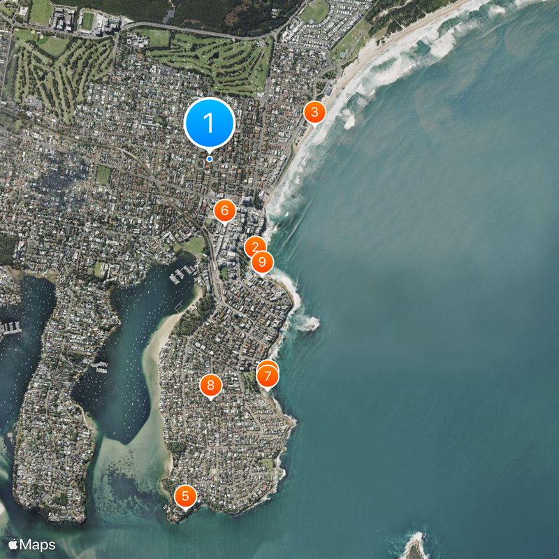 Cronulla Map