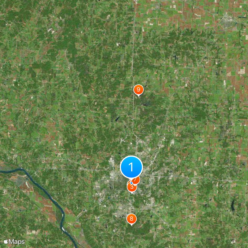 Contea di Boone Mappa