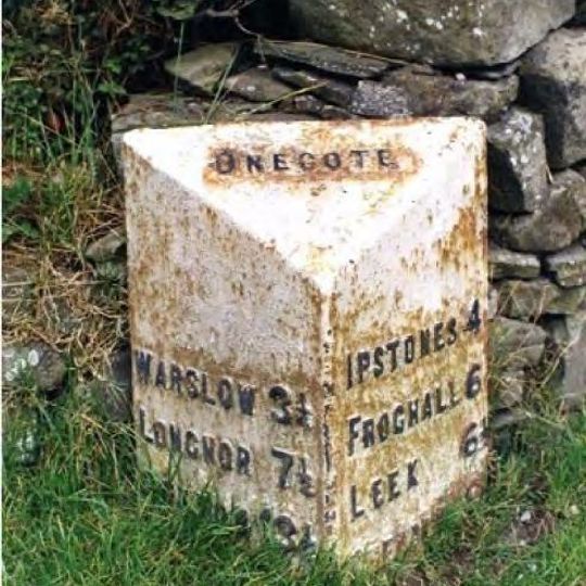 Milepost Approximately 30 Yards South Of Fold Farmhouse