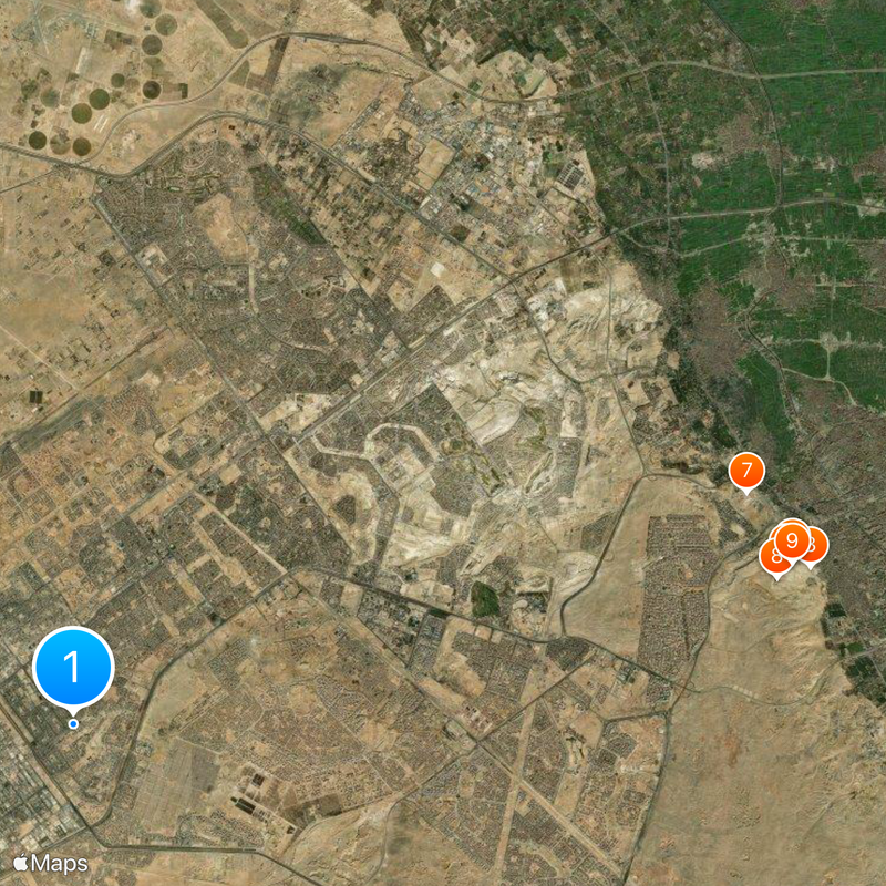 Ville du 6 Octobre Carte