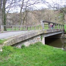 Most přes Výrovku v Kouřimi z Podskalí k lomu