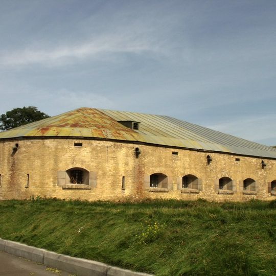 Oblique caponier Fortress