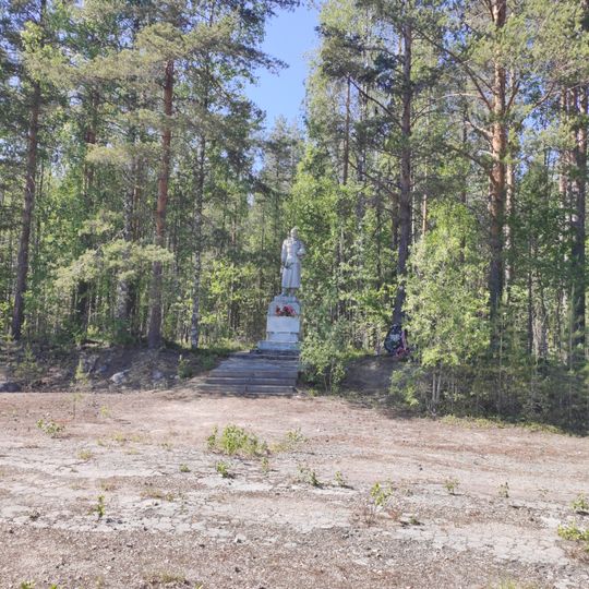 Место, где проходил рубеж обороны Карельского фронта