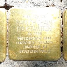 Stolperstein en memoria de Baruch Chaim Brustawitzki