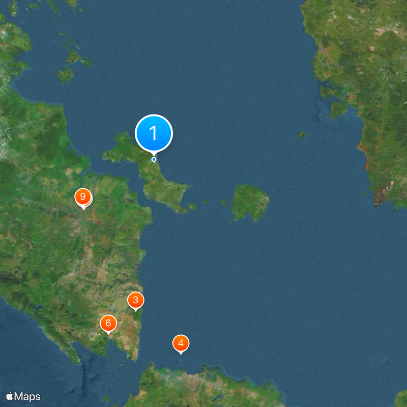 Bangka Belitung Islands Map