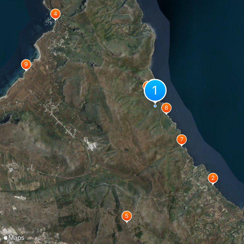 Zingaro Nature Reserve Map