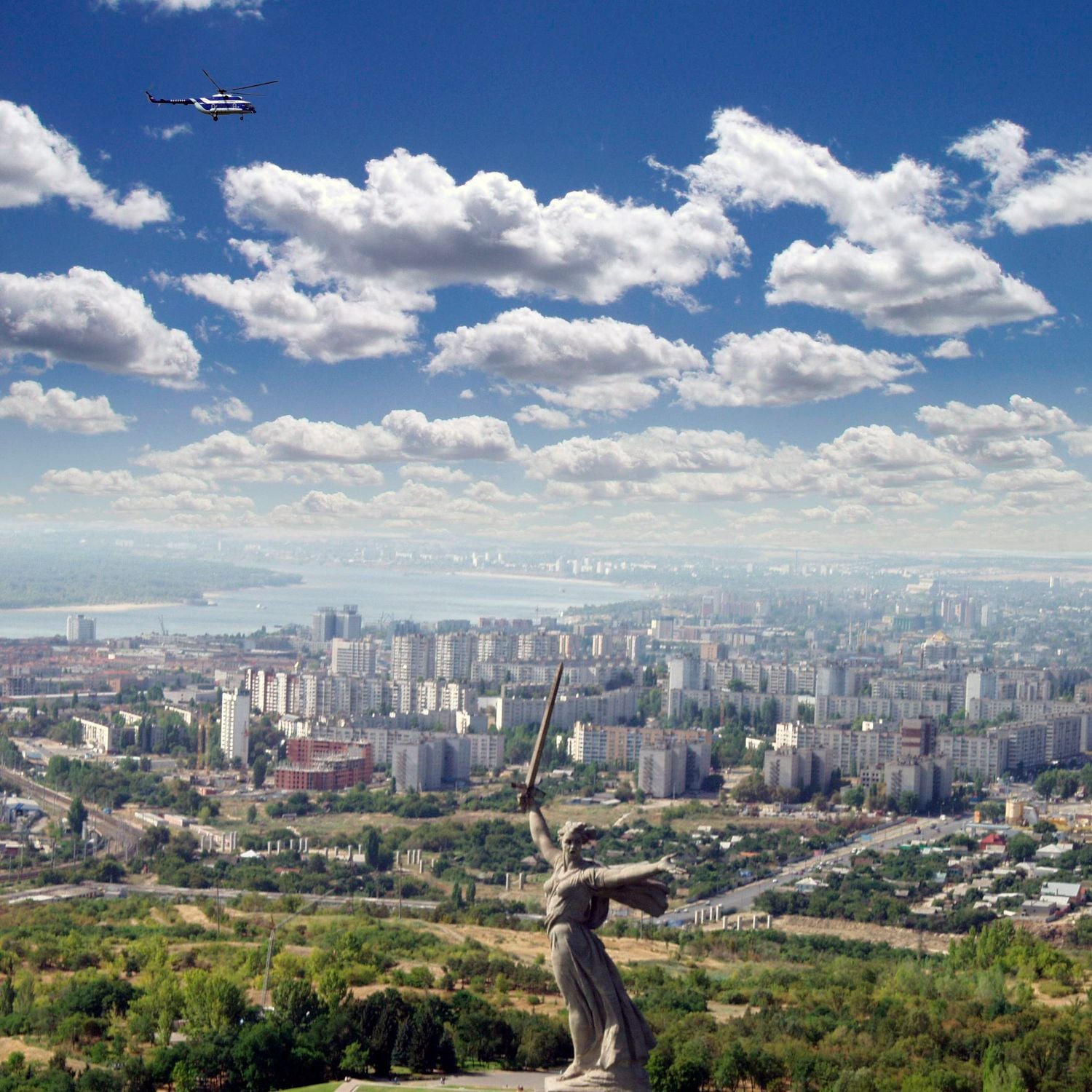 The Motherland Calls - Colossal statue on Mamayev Kurgan