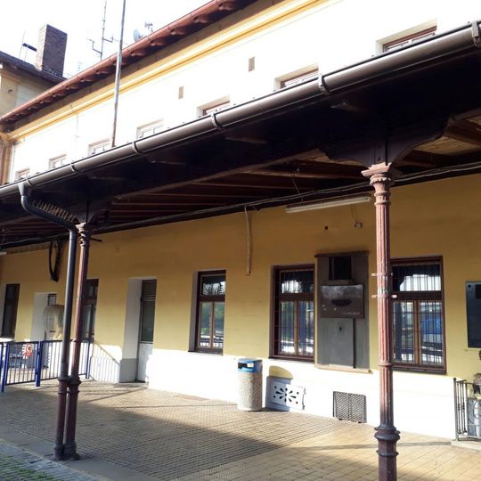 Masarykův památník na nádraží v Táboře