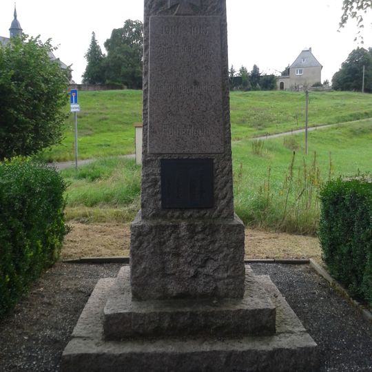 Denkmal für die Gefallenen des Ersten Weltkrieges Muldentalstraße 37