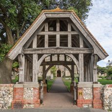 Walls And Lych Gate To Churchyard Of The Church Of St Margaret