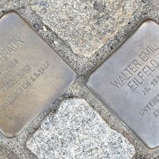 Stolperstein à la mémoire de Franz Adolf Wilhelm Braun