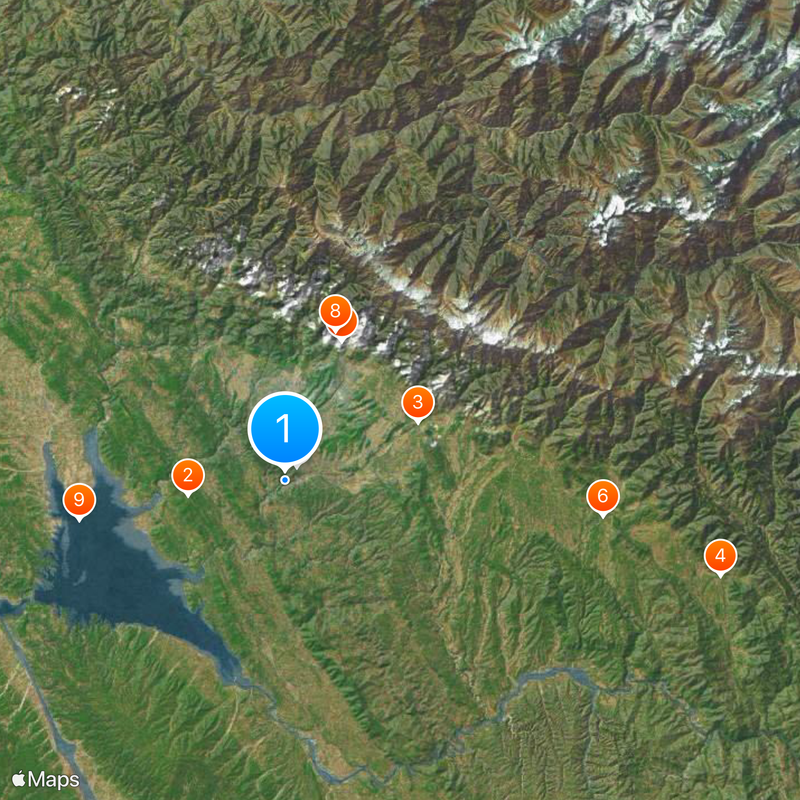 Kangra Fort, Himachal Pradesh Mapa