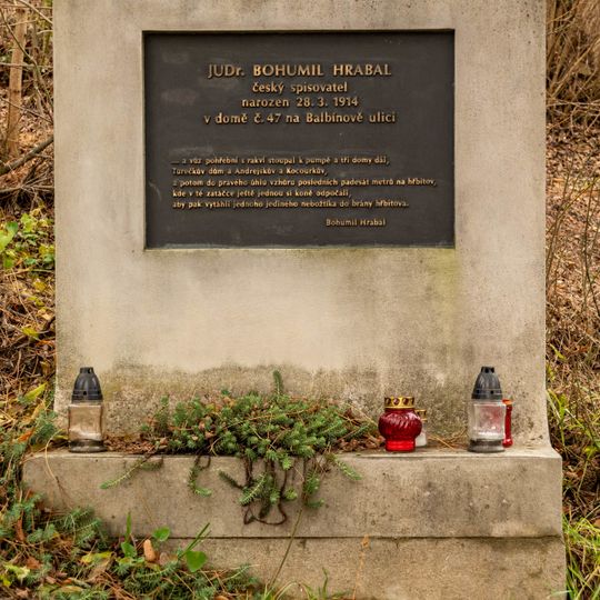 Memorial of Bohumil Hrabal