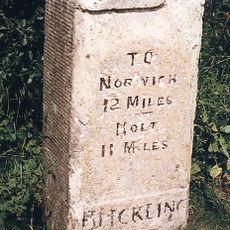 Milestone On North Side Of B1354 Approx 280M West Of Flashpit Farmhouse