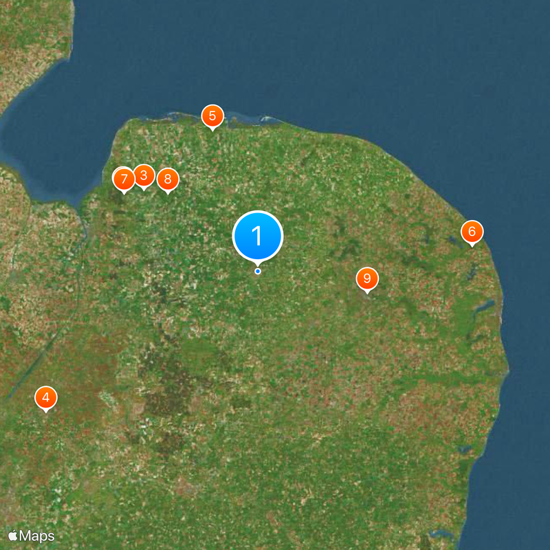 Norfolk Mapa