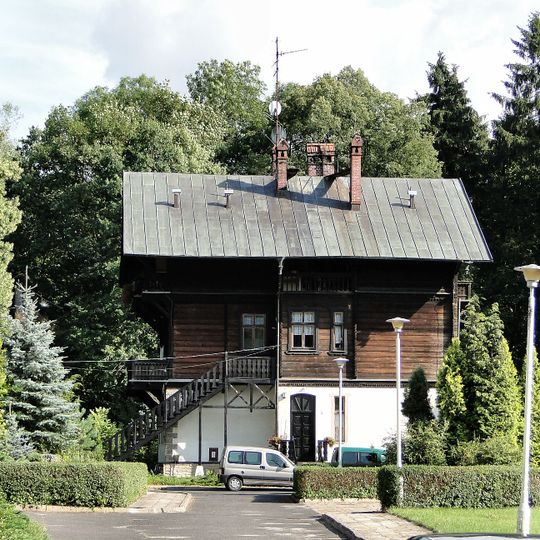 Willa , Międzyparkowa 12a w Szczecinie