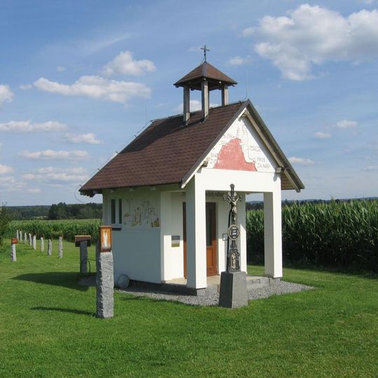 Kaple svatého Isidora východně od Mrákotína