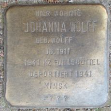 Stolperstein en memoria de Johanna Wolff