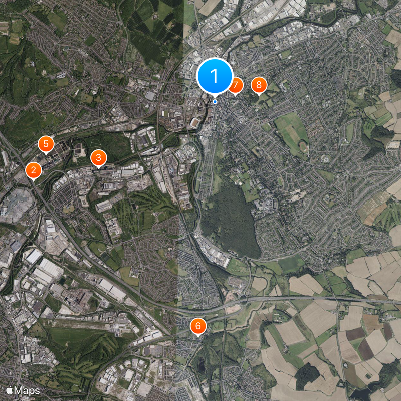 Rotherham Mapa