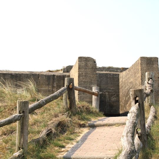Den Hoorn Battery: former bunker 10021 with ammunition depots and accommodation for troops