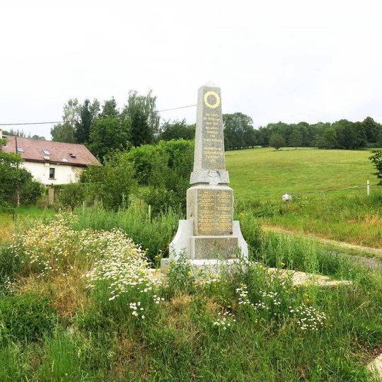 Pomník padlým v 1.světové válce v Ovesné