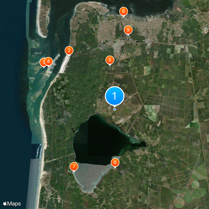 Cazaux Air Base Map