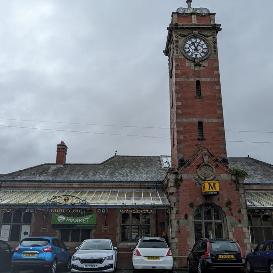 Whitley Bay Station Main Building With Train Shed