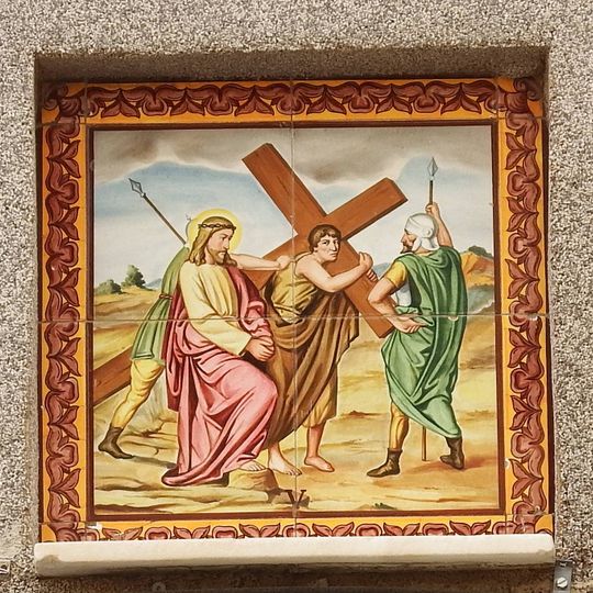 Station V of Via Crucis in Alboraia