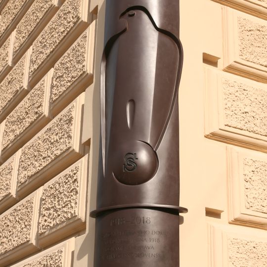 Pamětní deska vyhlášení vzniku Československé republiky