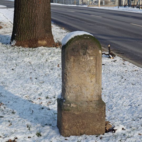 Königlich-Sächsischer Meilenstein Niedergurig