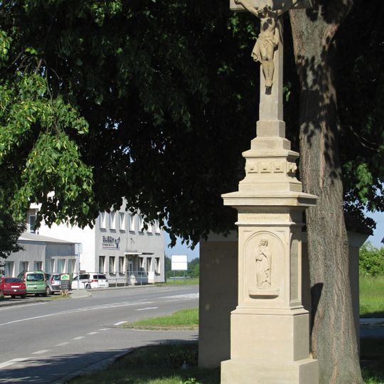Wayside cross in Vracov