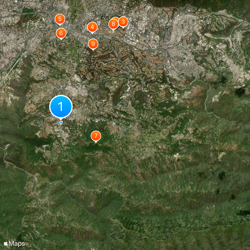 Municipio Baruta Mappa